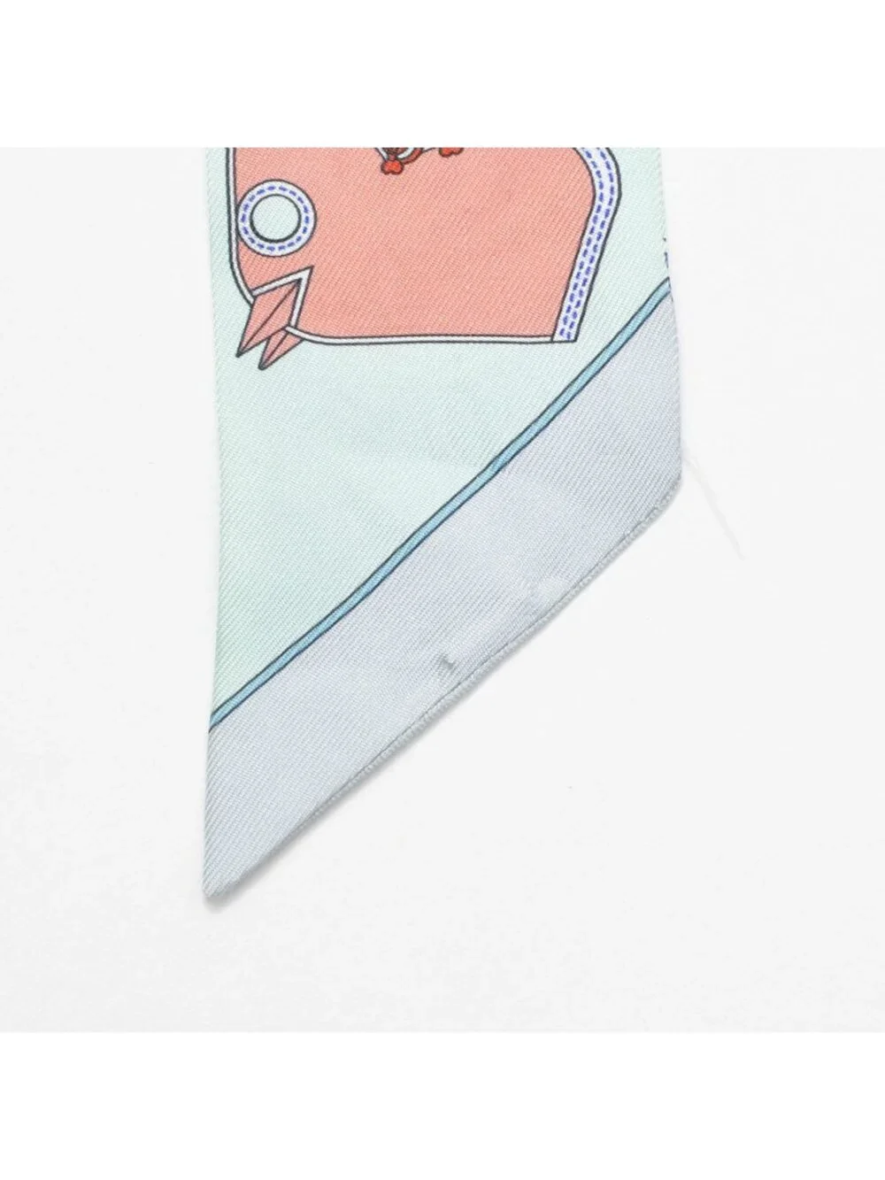 Hermes Twilly Camaille Green Multicolor Scarf